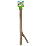 Accessoire oiseau - TYROL - Perchoir branche - Taille L 30cm - Bois naturel