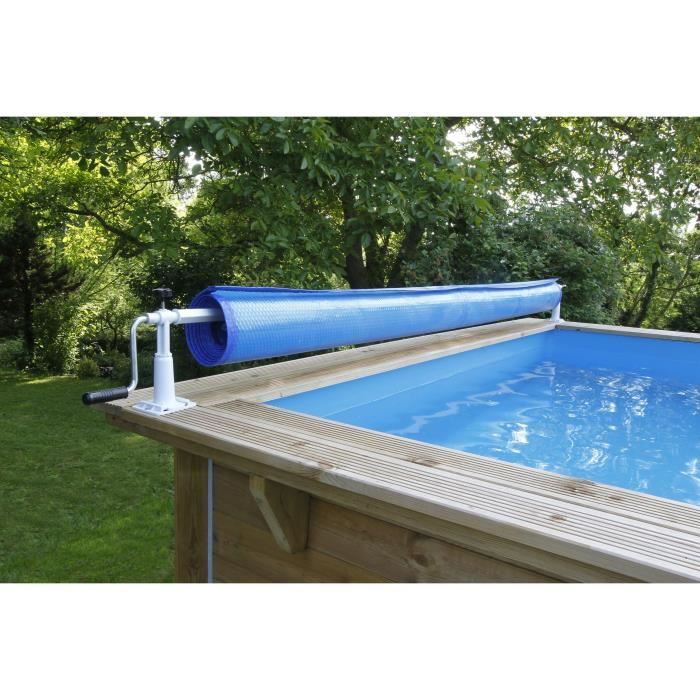 Enrouleur de bâche XTRA Ubbink pour tous types de piscine jusqu'a 5,55m de large