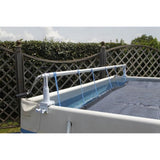 Enrouleur de bâche XTRA Ubbink pour tous types de piscine jusqu'a 5,55m de large