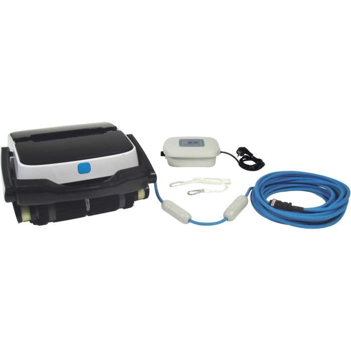 Robot nettoyeur de piscine UBBINK - Robotclean 3 plus - nettoyage fond, paroi et ligne d'eau pour toutes piscines