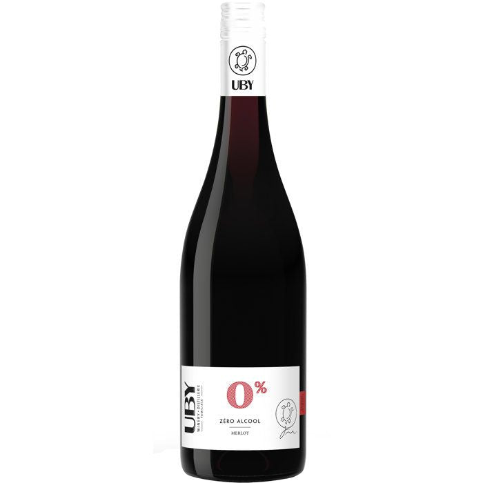 UBY - Merlot - Rouge zéro alcool - 75cl