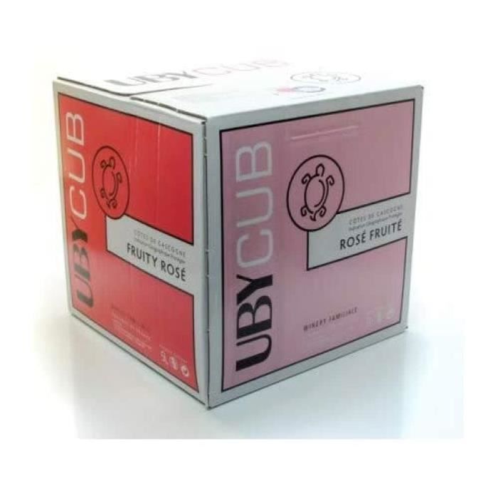 BIB 5L UBY CUB Côtes de Gascogne vin rosé 2024