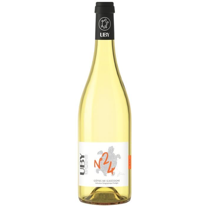 Uby Bio n°24 Gros Manseng Doux Côtes de Gascogne - Vin blanc des Côtes de Gascogne