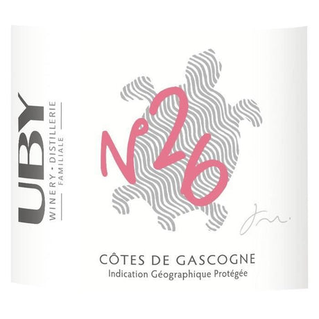 Domaine Uby  Bio N°26 Côtes de Gascogne - Vin rosé du Sud - Bio 2025