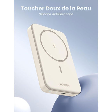 Batterie externe - UGREEN - 10,000 mAh - MagSafe - 20W - Creme