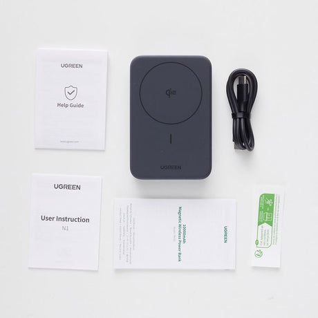 Batterie externe Qi - UGREEN - 10,000 mAh - 30W - Noir