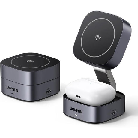 Station de charge 2 en 1 - UGREEN - Compatible MagSafe - 15W