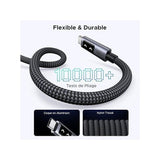 Câble USB-C - UGREEN - Câble data USB-C a USB-C PD 100W - Nylon tressé - 2 m - Noir
