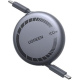 Câble USB-C - UGREEN - Câble rétractable USB-C vers USB-C PD - 100W - 1 m - Noir