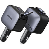 Chargeur voiture - UGREEN - 145W - Avec câble rétractable