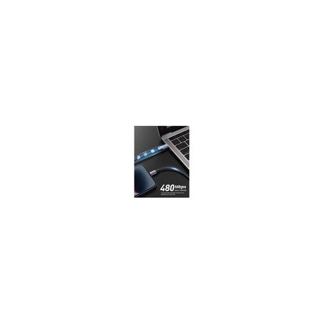 Câble Lightning - UGREEN - Câble renforcé Lightning vers USB-C - 1 m - Noir