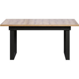 Table a manger - Universal - Chene - Rectangulaire - En MDF - Scandinave - 6 a 10 personnes - 160-200 x 76 x 80 cm - Trendteam