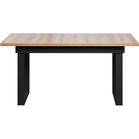 Table a manger - Universal - Chene - Rectangulaire - En MDF - Scandinave - 6 a 10 personnes - 160-200 x 76 x 80 cm - Trendteam