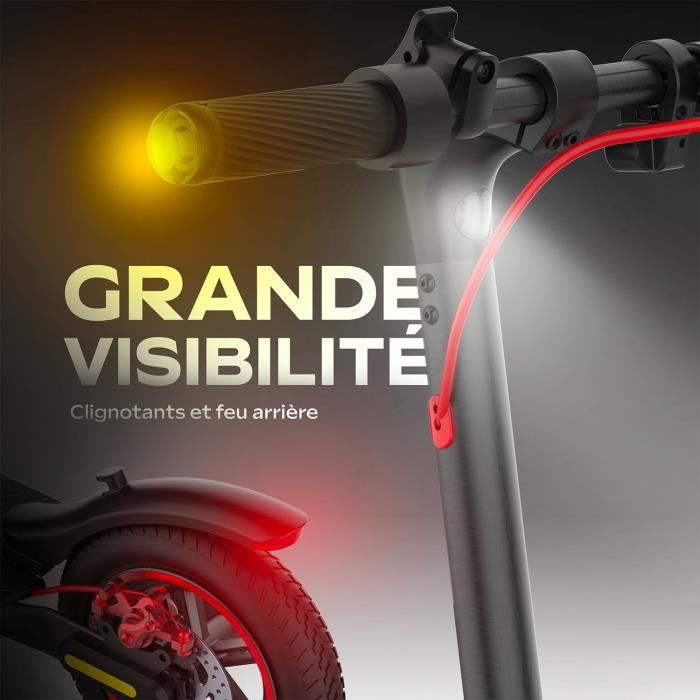 Trottinette électrique - URBANGLIDE - 85 Lite - Roues 8.5 - 36V - 400W - Autonomie 20 km - Frein a disque - Clignotants - Feu stop
