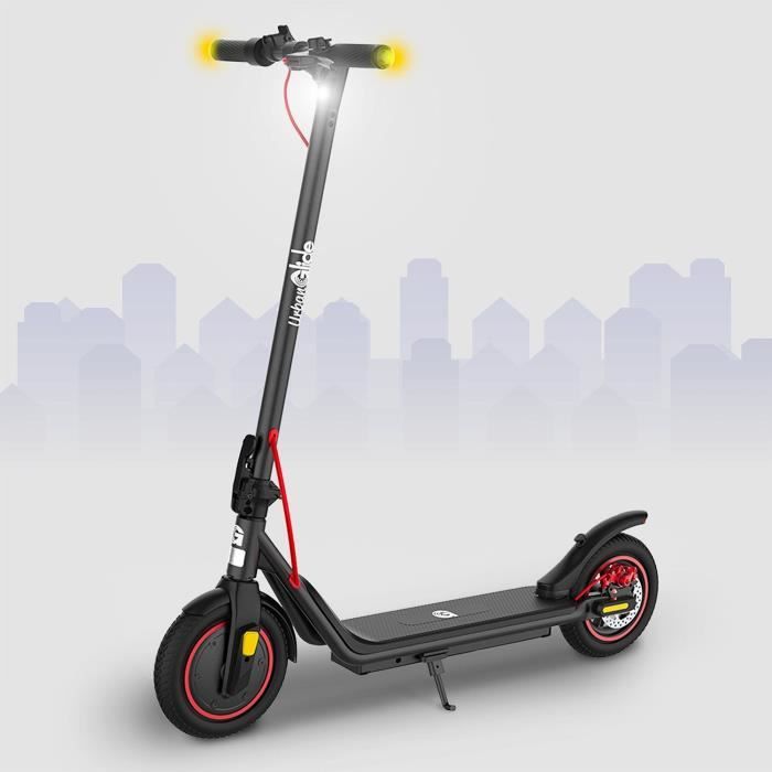 Trottinette électrique - URBANGLIDE - 85 Lite - Roues 8.5 - 36V - 400W - Autonomie 20 km - Frein a disque - Clignotants - Feu stop