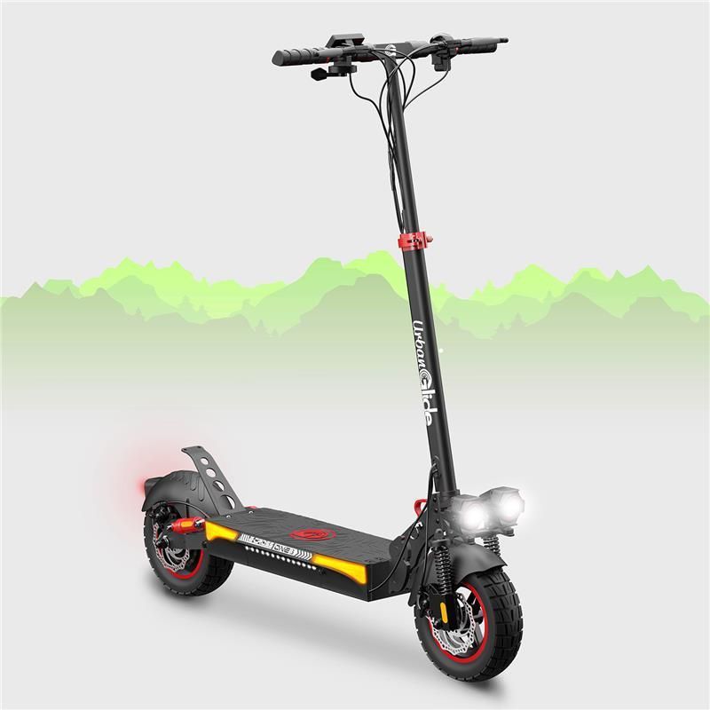 Trottinette électrique - URBANGLIDE - ECROSS ONE - 800 W - Pneus 10 - Max 25 km/h - Autonomie jusqu'a 50 km