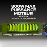 Trottinette électrique - URBANGLIDE - ECROSS ONE - 800 W - Pneus 10 - Max 25 km/h - Autonomie jusqu'a 50 km