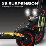 Trottinette électrique - URBANGLIDE - ECROSS DUO - 800 W - Pneus 10 - Max 25 km/h - Autonomie jusqu'a 60 km