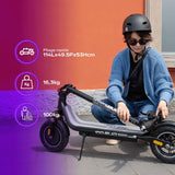 Trottinette électrique - URBANGLIDE - 100 EVO - 450 W - Pneus 10 - Max 25 km/h - Autonomie jusqu'a 25 km