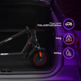Trottinette électrique pliable - URBANGLIDE RIDE - 100 MAX 2 - 350W - Roues 10 - Adulte - Noir