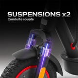 Trottinette électrique pliable - URBANGLIDE RIDE - 100 MAX 2 - 350W - Roues 10 - Adulte - Noir