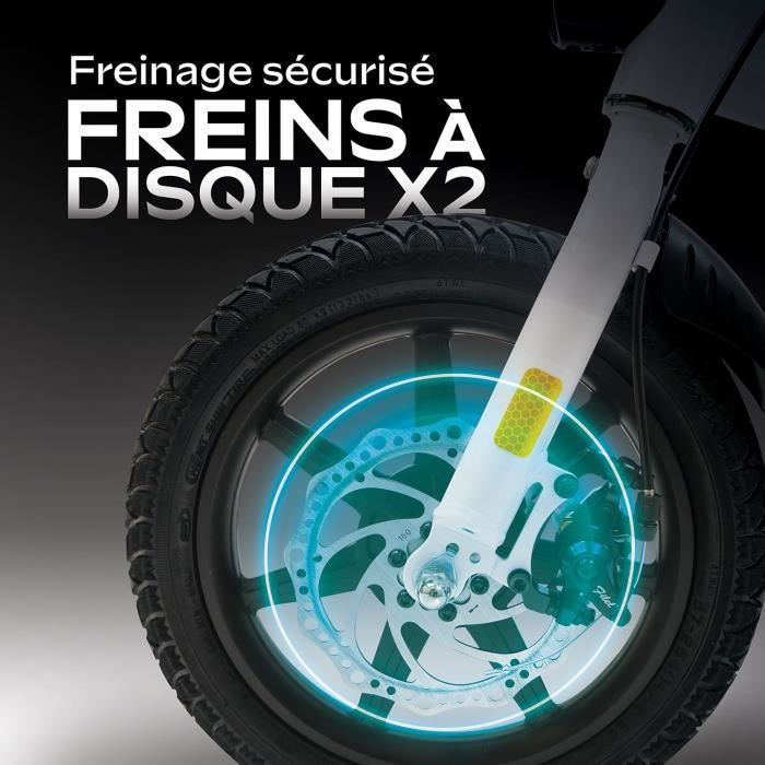 Draisienne Èlectrique - URBANGLIDE - BIKE 140 WHITE - 36V - 350W - Pneus 14 - Autonomie 18KM - Vitesse max 25KM/h