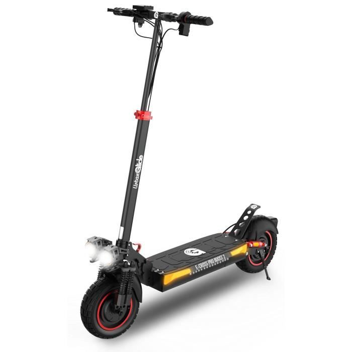 Trottinette électrique tout terrain - URBANGLIDE - ECROSS PRO BOOST 2 - 10 - 48V - 1600 W Double moteur - 13Ah - Autonomie 50KM