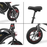 Draisienne Èlectrique - URBANGLIDE - BIKE 120S - 350 W - 12'' - Adulte - Pliable - Noir