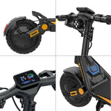 Trottinette électrique - URBANGLIDE - All Road 6 2x2 - 800 W - Pneus 10 - Max 25 km/h - Autonomie jusqu'a 80 km