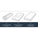 Matelas 90x190cm - Mousse - Mémoire de forme - 16 cm - Equilibré - DORMIPUR V920