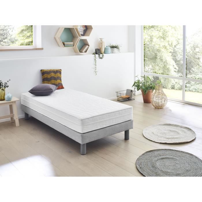 DORMIPUR - Matelas - 90 x 200 cm - Epaisseur 16 cm - Mousse a mémoire de forme - Housse lavable en machine - Equilibré