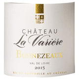 Château La Variere 2015 Bonnezeaux - Vin blanc de la Val de Loire - 50cl