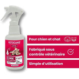 Spray Fipronil anti-puces et tiques - VETOCANIS - 2,5 mg pour Chien et Chat - 100ml