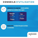 Dentifrice croquer - VETOCANIS - x30 Comprimés pour Chat et Petit Chien