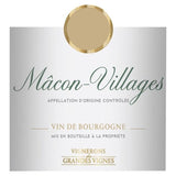 Vignerons des Grandes Vignes 2023 Mâcon-Villages - Vin blanc de Bourgogne
