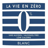 La vie en zéro - Boisson a base de vin sans alcool - Blanc