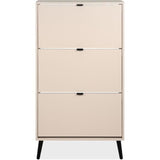 Meuble a chaussures - Sable - 12 paires - L70 x P24 x H125 cm - VIGO