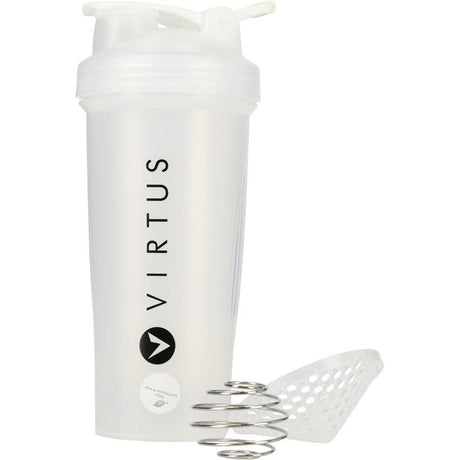 Gourde de Sport - VIRTUS - Castaldo - 500 ml - Accessoires shaker inclus - Blanc