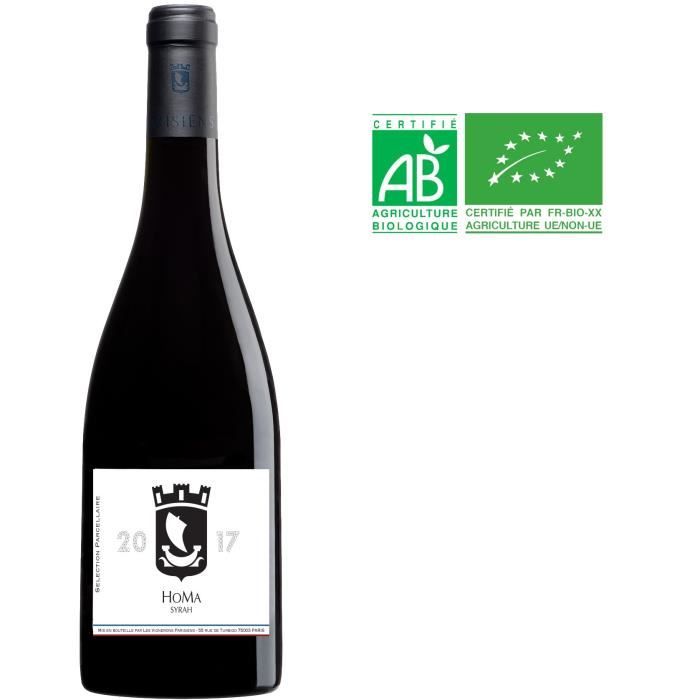 Les Vignerons Parisiens Homa Syrah - Vin de France rouge - Bio