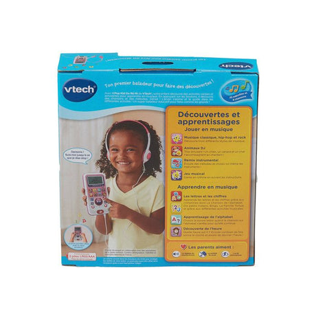 Baladeur musical éducatif VTECH V.Pod Kid Do, Ré, Mi rose - Pour enfants de 3 a 6 ans