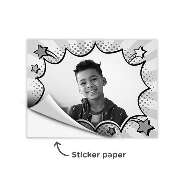Appareil photo VTECH Kidizoom Print Cam avec recharge papier - Blanc - Pour enfant a partir de 5 ans