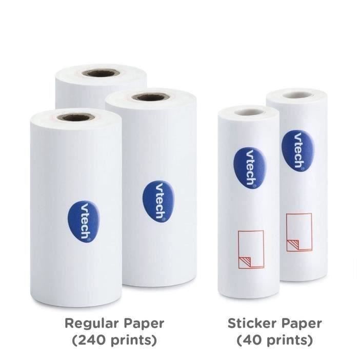 Appareil photo VTECH Kidizoom Print Cam avec recharge papier - Blanc - Pour enfant a partir de 5 ans