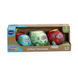 VTECH - Tut Tut Bolides - Coffret Trio Ecolo - ZoÈ Pompier, LÈo P'tit Camion et Gabriel Camion Poubelle