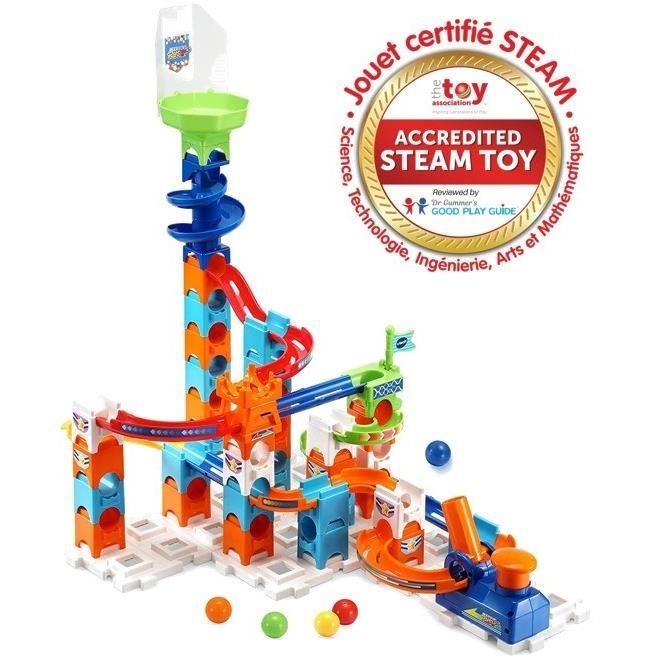 Circuit a billes VTECH Marble Rush - Adventure Set S100 - 61 pieces et 5 MarbleBilles incluses