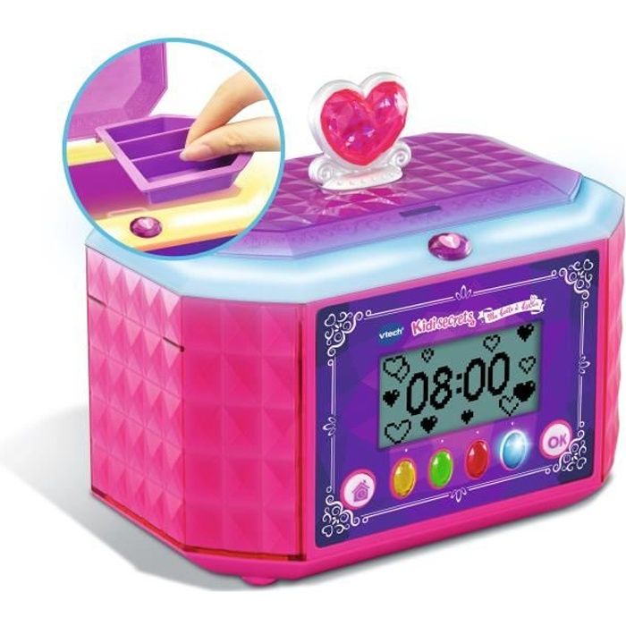 VTECH - Kidisecrets - Ma Boîte a Bijoux Rose