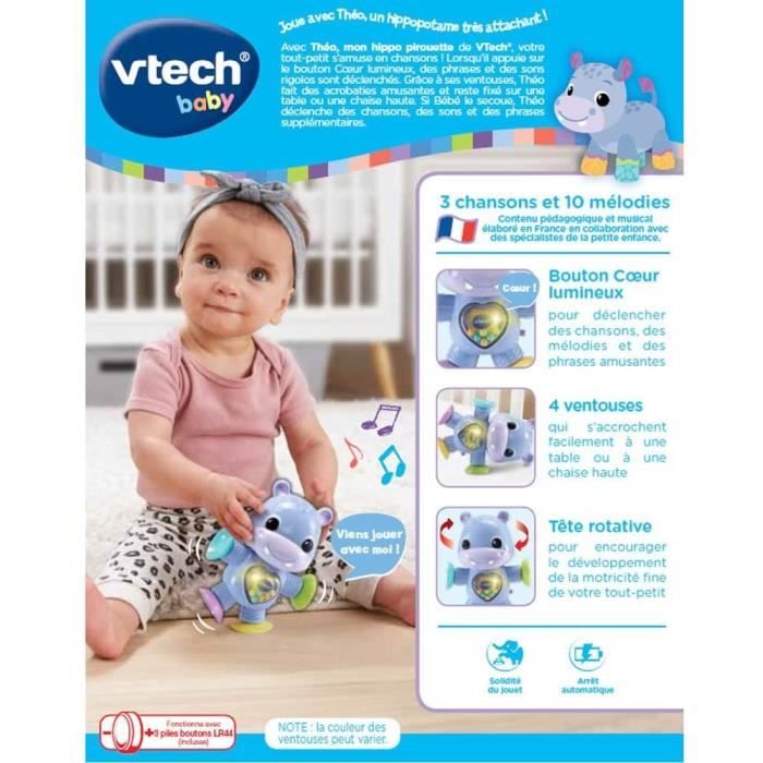 VTECH BABY - ThÈo, Mon Hippo Pirouette