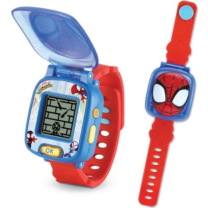 Montre-Jeu Interactive Spidey VTECH - Rouge et bleu - Pour enfant de 3 ans et plus