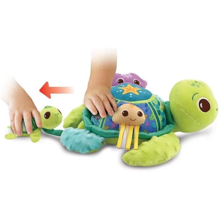 VTECH BABY - Play Green - Juju, Maman Tortue - …veil des Sens (Bouteilles Plastique RecyclÈes)