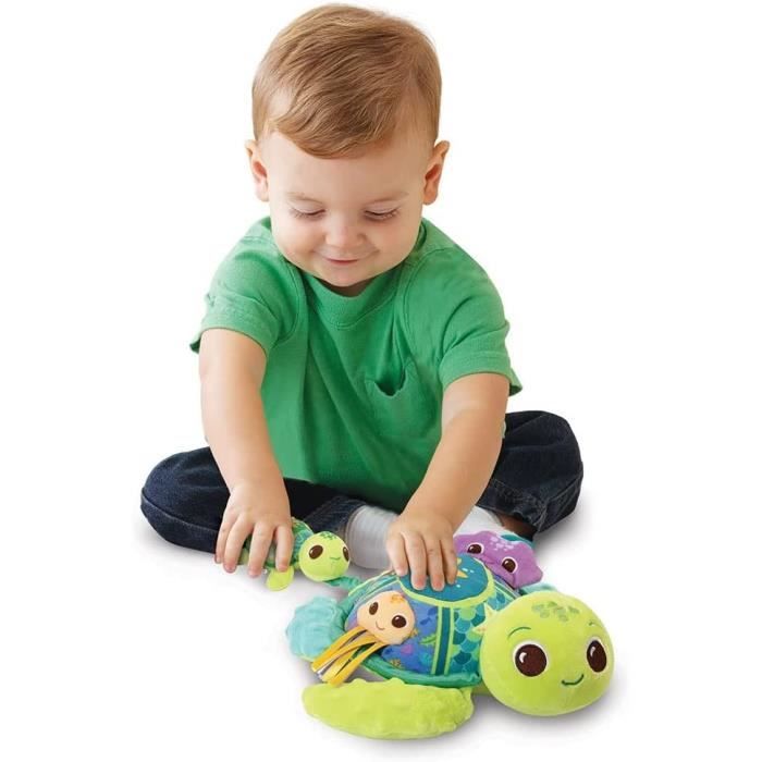 VTECH BABY - Play Green - Juju, Maman Tortue - …veil des Sens (Bouteilles Plastique RecyclÈes)