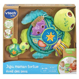 VTECH BABY - Play Green - Juju, Maman Tortue - Éveil des Sens (Bouteilles Plastique Recyclées)